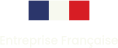 Drapeau de la France représentant une entreprise française